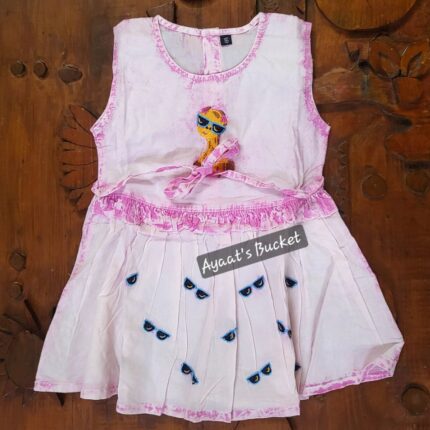 Summer Friendly Baby Girl's Sunglass Frock