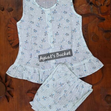 Summer Friendly Baby Girl’s Flower Bud Frock