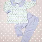 Floral Frock and Pant Set PURPLE