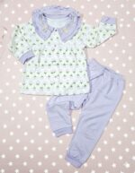 Floral Frock and Pant Set PURPLE