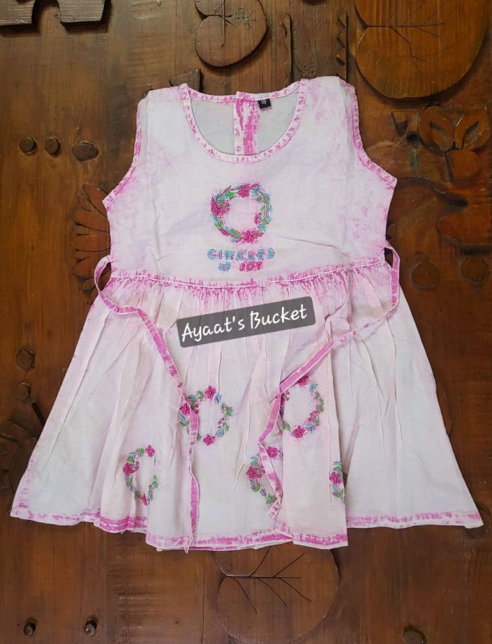 Summer Friendly Baby Girl’s Circle of Joy Frock - Image 1